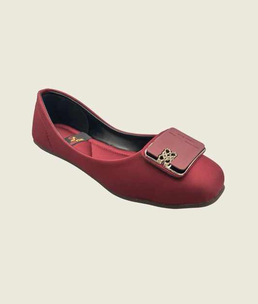 CharmEase Square Buckle Pumps - FT1004