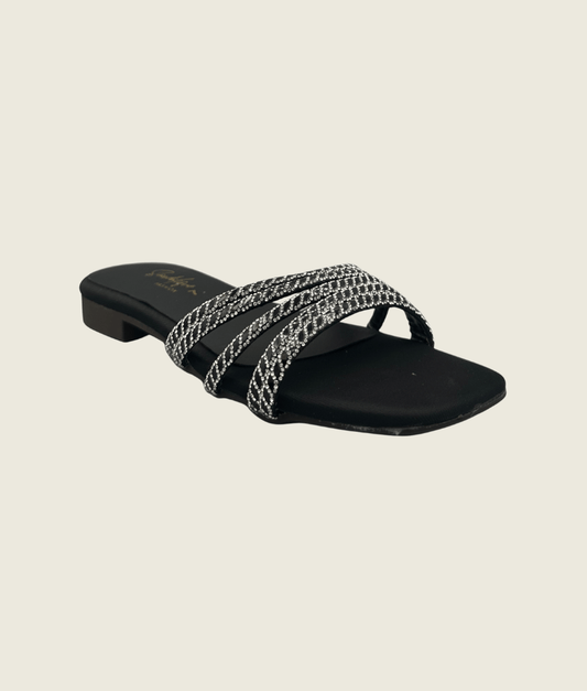 FT10019BL Five stripes flats.png