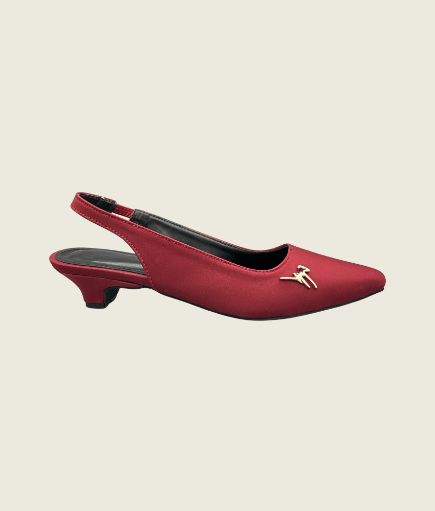 Signature Slingback Pointed Low Heel - SM1002