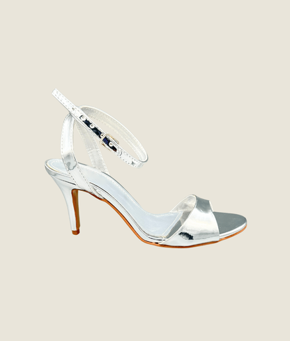 Metallic Pencil Heel Sandal – HH10032