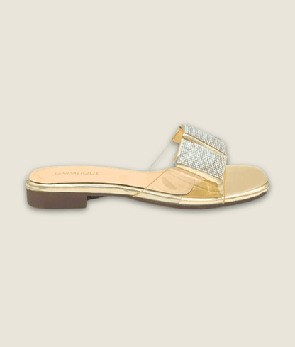 3 Cubes Flat Slipper FT10022 - Sandalique Flats