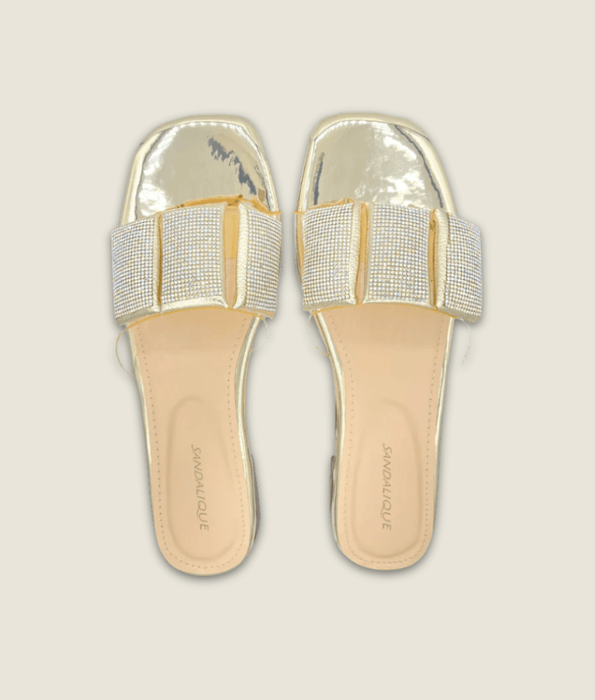 3 Cubes Flat Slipper FT10022 - Sandalique Flats
