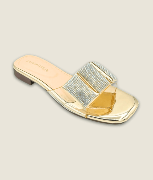 3 Cubes Flat Slipper FT10022 - Sandalique Flats