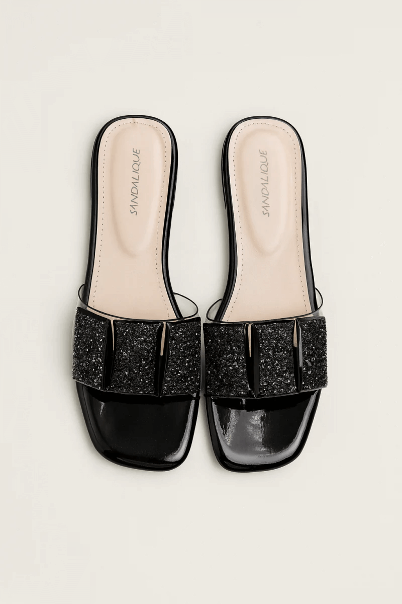 3 Cubes Flat Slipper FT10022 - Sandalique Flats