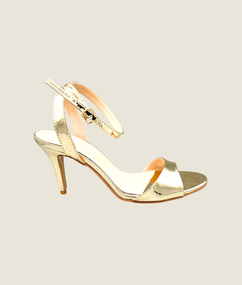 Metallic Pencil Heel Sandal – HH10032