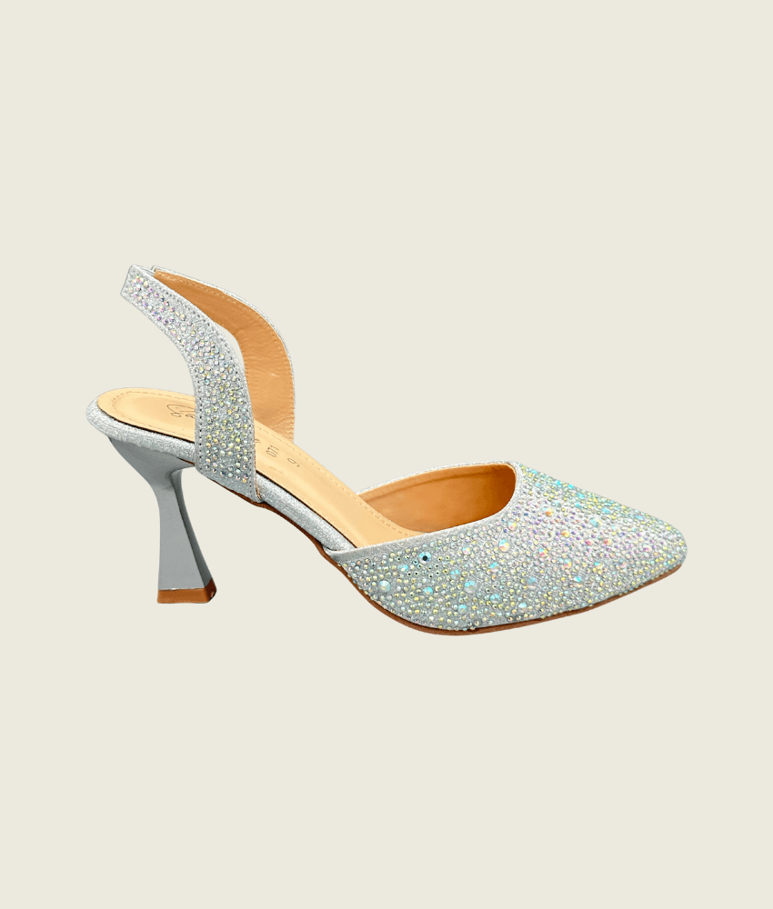 Aurora Crystal Slingback Pumps - HH1002