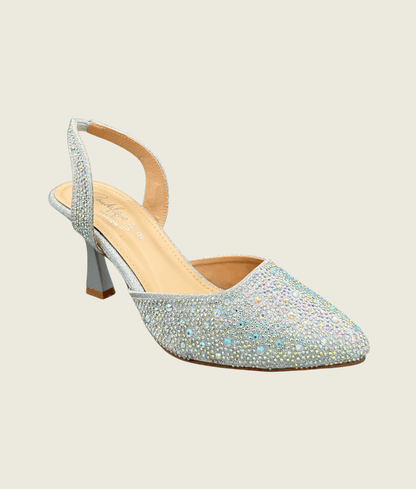 Aurora Crystal Slingback Pumps - HH1002