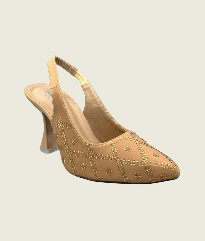 Beaded High Heel Sandal - HH10039