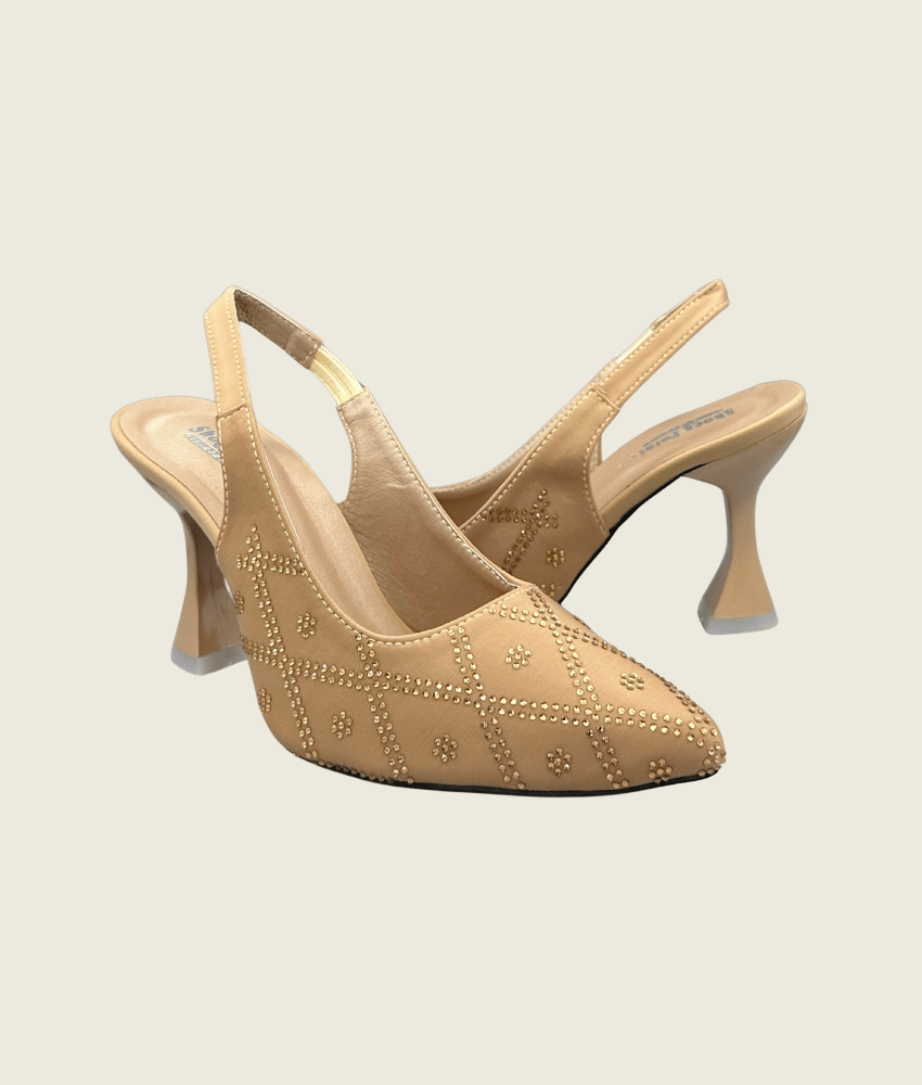 Beaded High Heel Sandal - HH10039