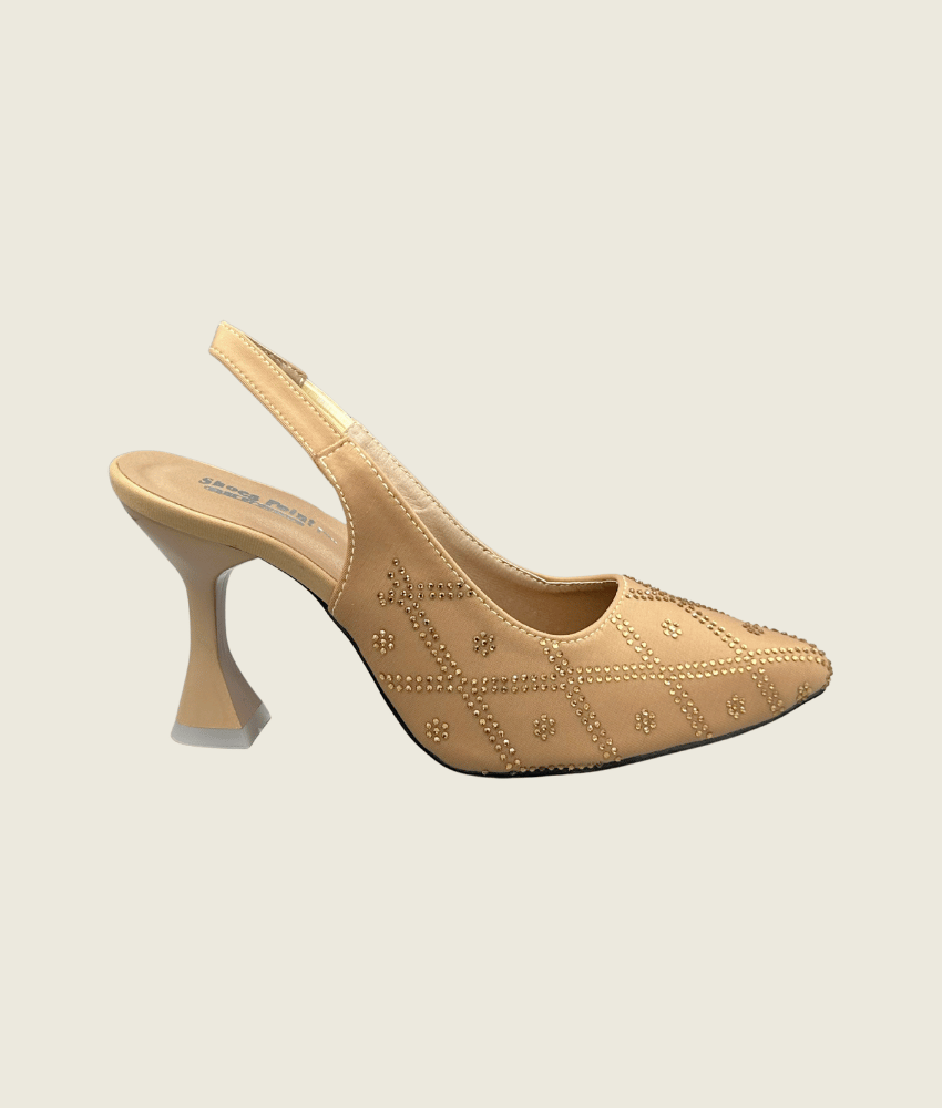 Beaded High Heel Sandal - HH10039