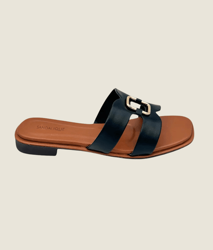 Casual Buckle Flat Slipper – FT10031 - Sandalique Flats