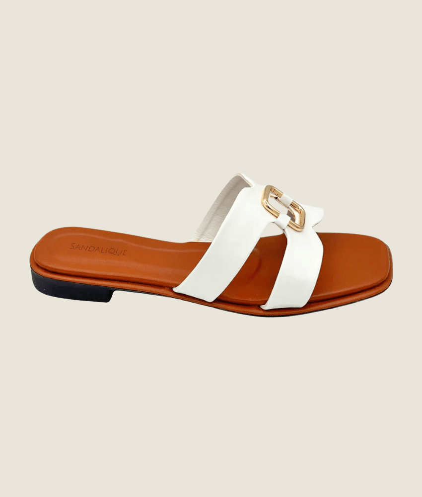 Casual Buckle Flat Slipper – FT10031 - Sandalique Flats