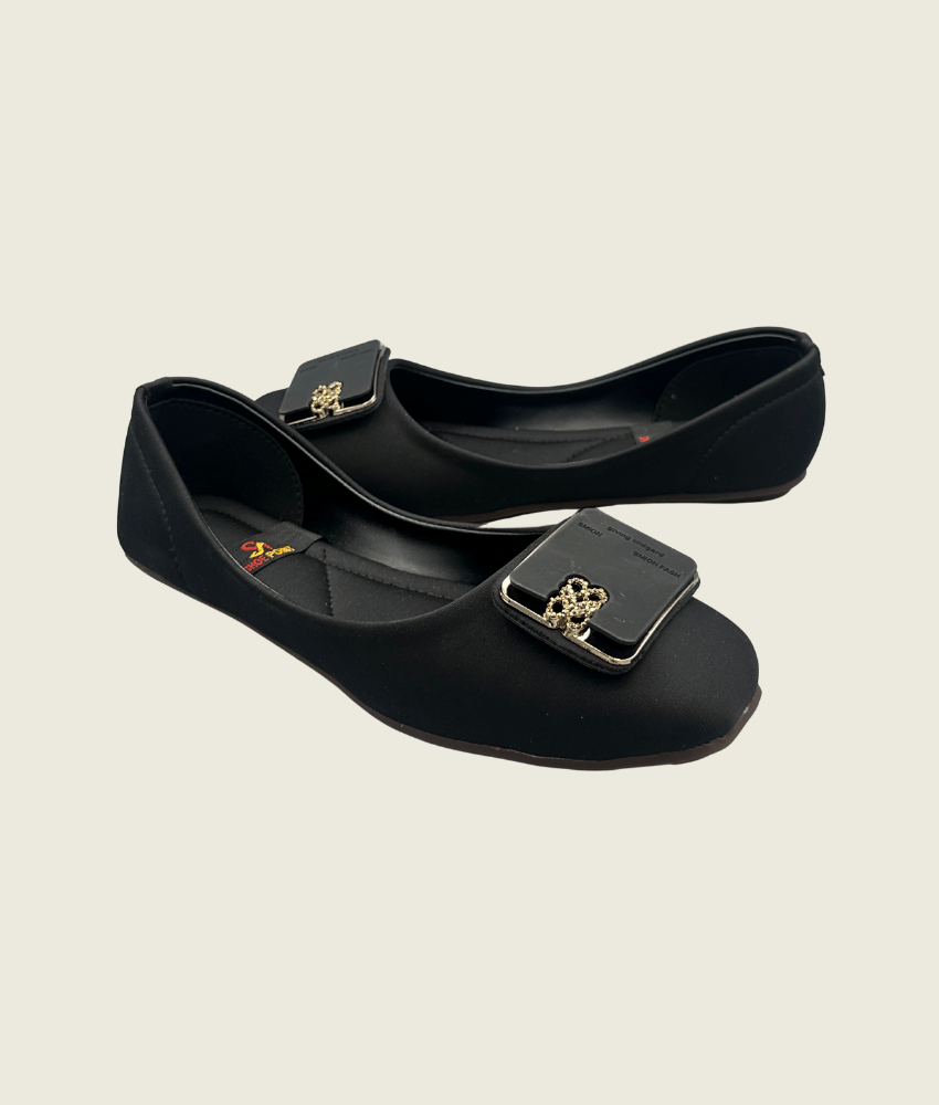 CharmEase Square Buckle Pumps - FT1004