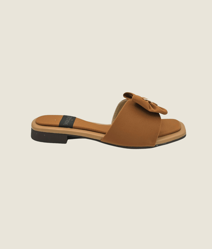 Classic Bow Tie Flat Slipper – FT10024 - Sandalique Flats