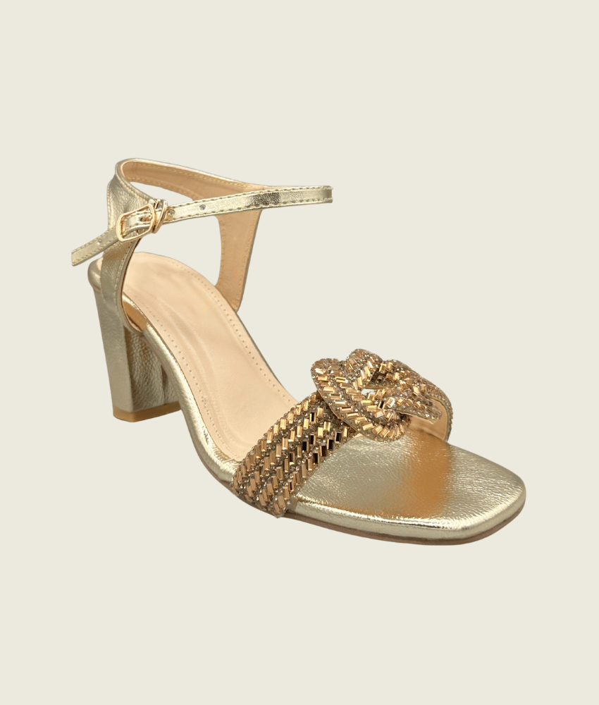 Classic Knot Block Heel - HH10020
