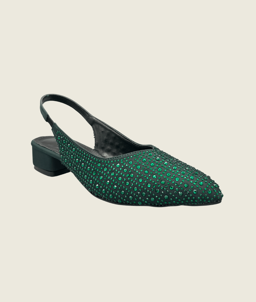 Crystal Chic Slingback Pumps - SM1001