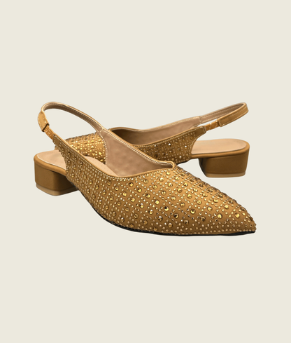 Crystal Chic Slingback Pumps - SM1001