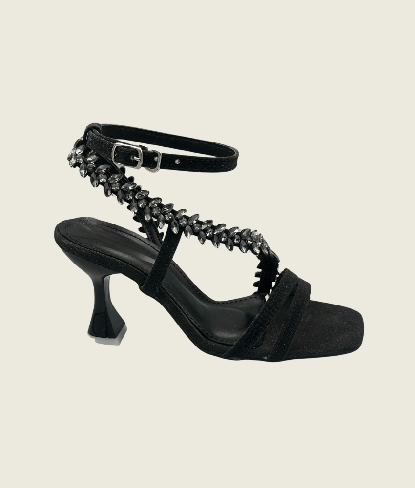 Crystal Vine Strappy Heels - MH10011