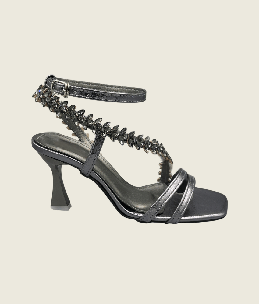 Crystal Vine Strappy Heels - MH10011