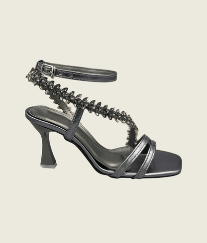 Crystal Vine Strappy Heels - MH10011