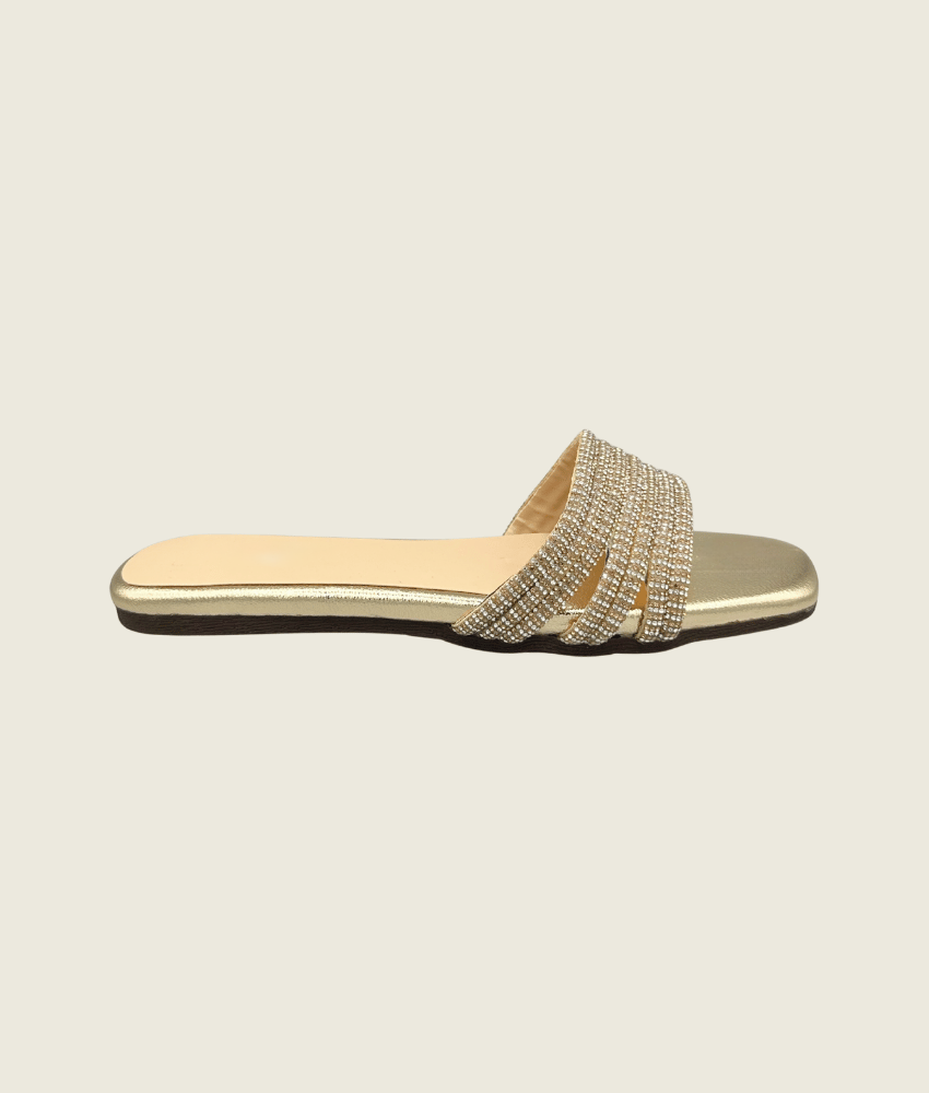 Crystal Wave Slide Sandals - FT10010