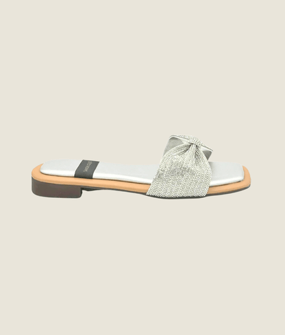 Fancy Flat Bow Slipper – FT10028 - Sandalique Flats