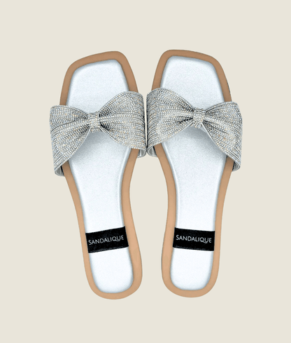 Fancy Flat Bow Slipper – FT10028 - Sandalique Flats