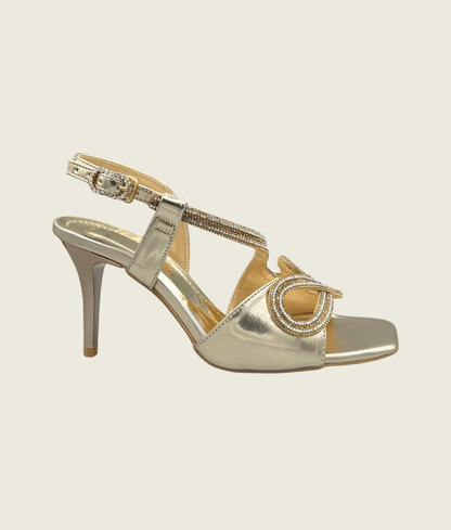 Seraphine Swirl T-Strap Heels - HH1009