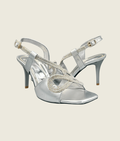 Seraphine Swirl T-Strap Heels - HH1009