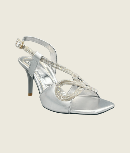 Seraphine Swirl T-Strap Heels - HH1009