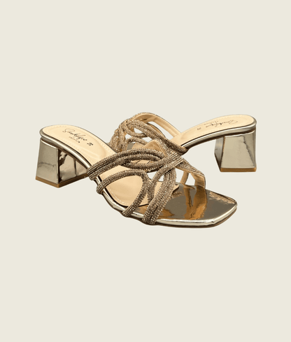 Loop strapped Block Heels - MH1006