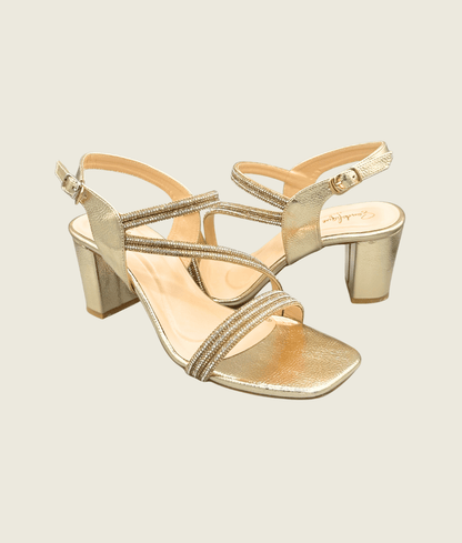 LuxeStrap Block Heels - HH10016