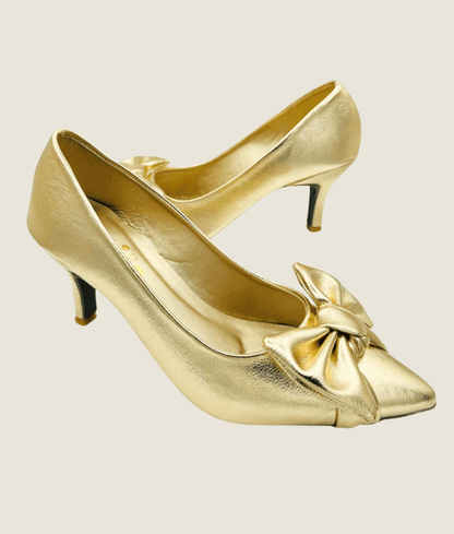 Pointed Toe Bow High Heel – HH10026 - Sandalique High Heel