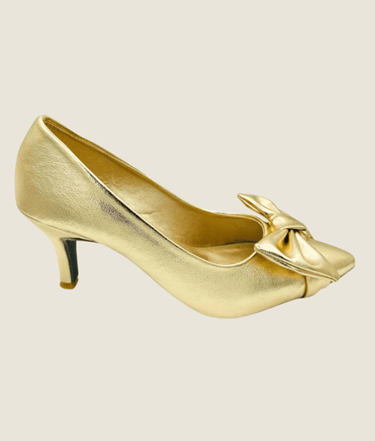 Pointed Toe Bow High Heel – HH10026 - Sandalique High Heel