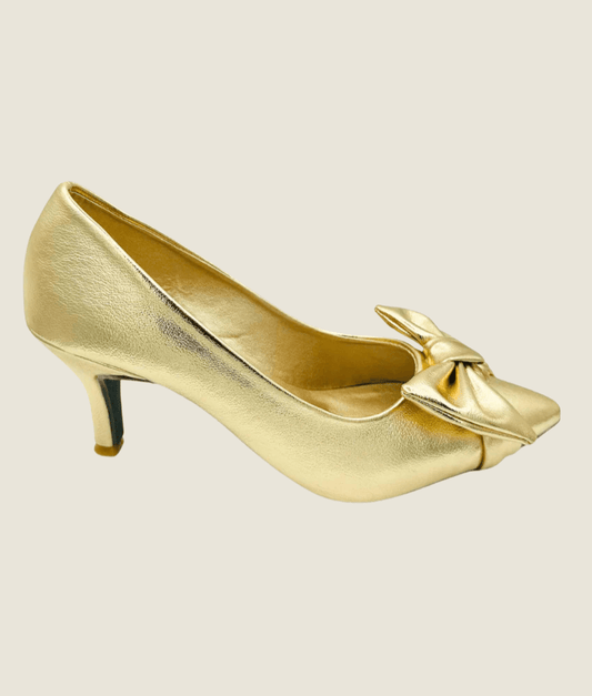 Pointed Toe Bow High Heel – HH10026 - Sandalique High Heel