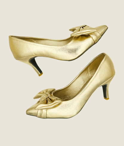 Pointed Toe Bow High Heel – HH10026 - Sandalique High Heel