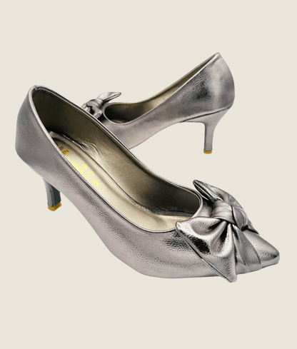 Pointed Toe Bow High Heel – HH10026 - Sandalique High Heel
