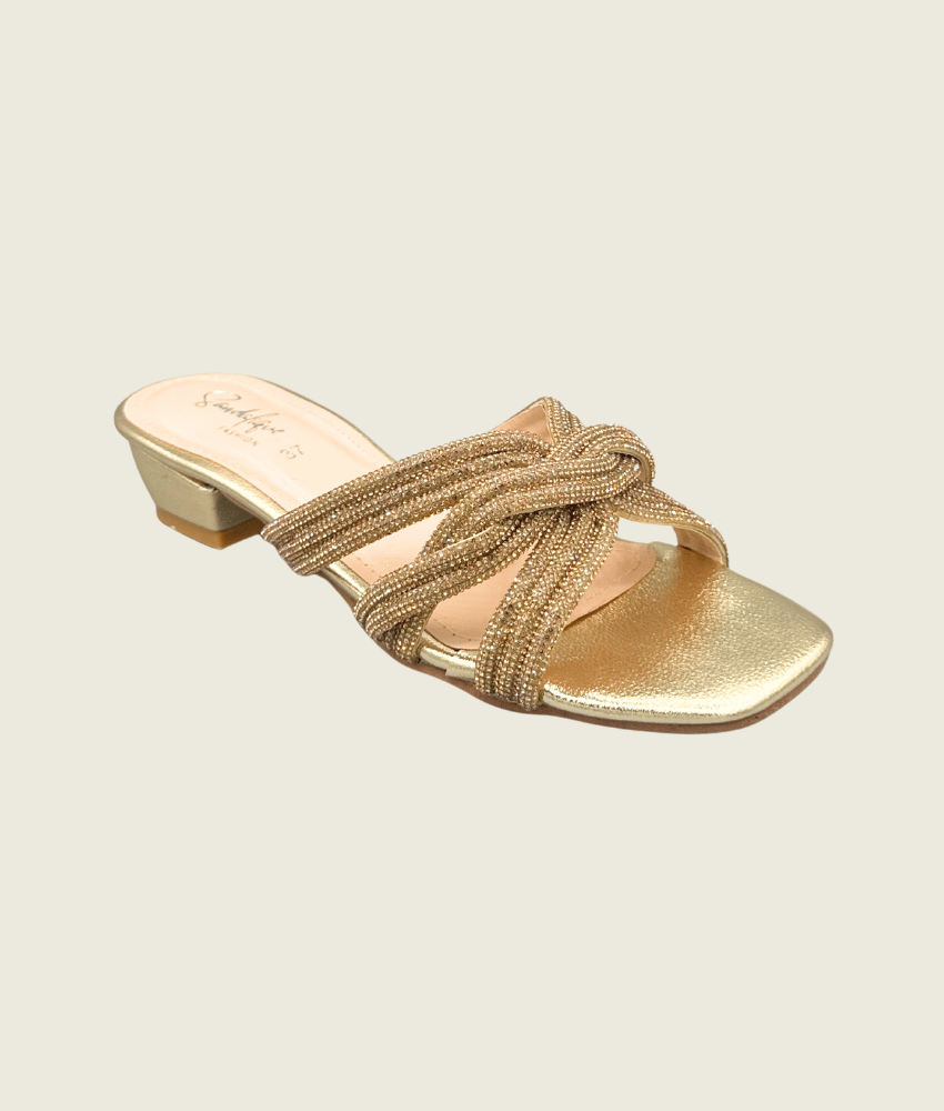 Radiant Twist Slip Heels - FT10033