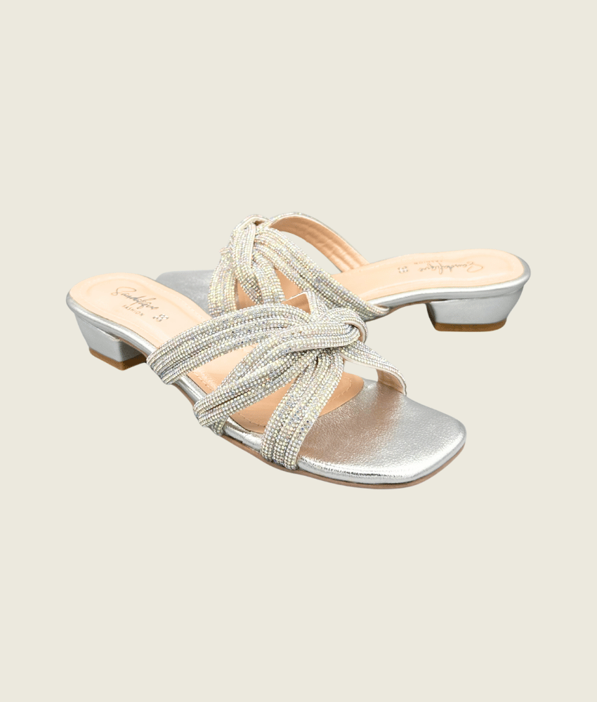 Radiant Twist Slip Heels - FT10033