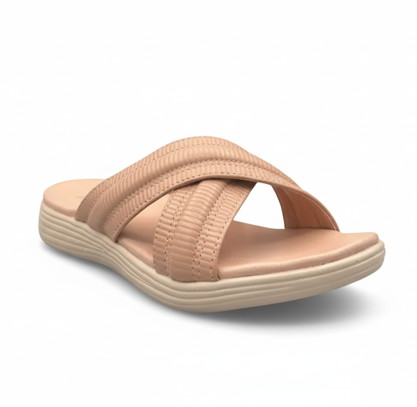 Sandalique FT10017PN Comfort Cross Strap Casual Shoes