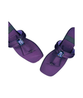 Sandalique FT10033 Purple Crystal Accent Flats