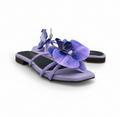 Sandalique FT10037 Purple Orchid Bloom Statement Flats