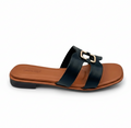 Sandalique FT1003 Classic Buckle Strap Flats