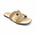 Sandalique FT1006 Gold GleamKnot Flats
