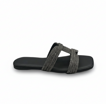 Sandalique FT1006 Grey1 GleamKnot Flats