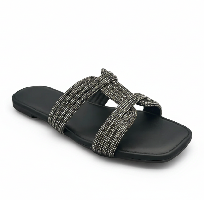 Sandalique FT1006 Grey GleamKnot Flats