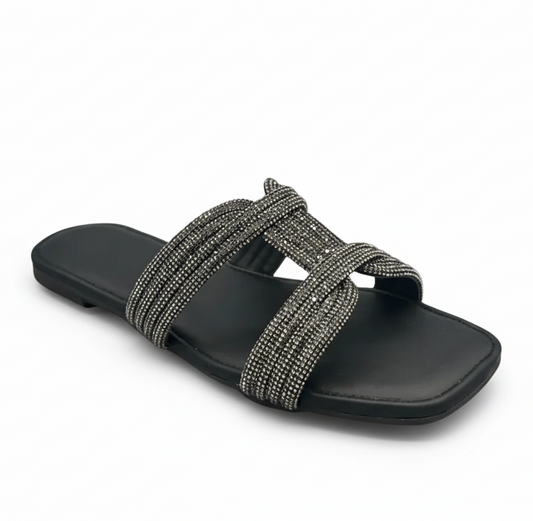 Sandalique FT1006 Grey GleamKnot Flats