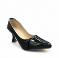 Sandalique HH10022 Black Gloss Prism Heels
