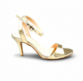 Sandalique HH10029 Gold1 Metalic Pencil Heel