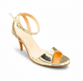 Sandalique HH10029 Gold Metalic Pencil Heel